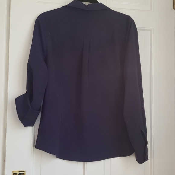 Dark Purple button down - Picture 5 of 7